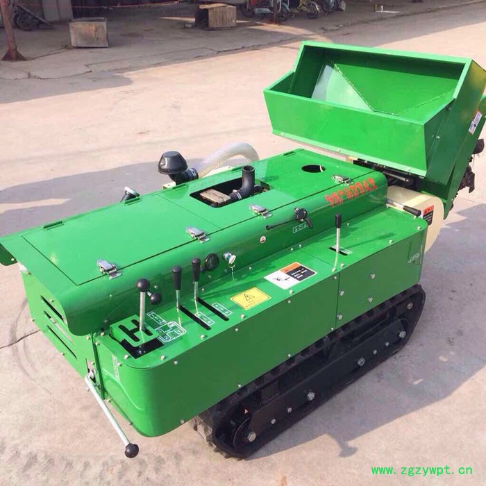 启硕牌遥控履带自走式开沟施肥机 自走式果树施肥打药机 果园旋耕开沟机厂家图4