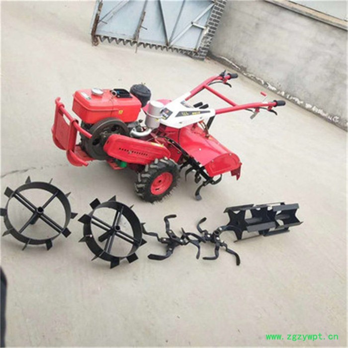 佳硕果园开沟手扶机 多功能手扶开沟机 打药锄草起垄旋耕机图3