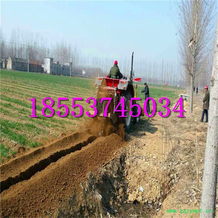 生姜种植开沟机 施肥浇水开沟机 挖深沟山药种植开沟机 链条式开沟机图6