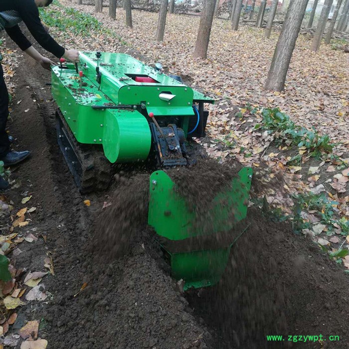 履带式 田园旋耕起垄施肥机 遥控果树施肥打药机 福建橘子树开沟回填机富兴图8