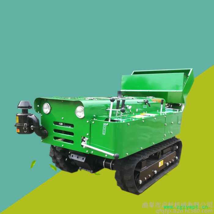 启航果园施肥机可来厂试机 果行可喷药履带机 履带喷药机价格图4