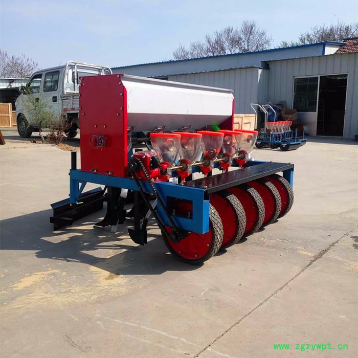 曲阜浩运机械供应拖拉机带6行精播机 中药材播种机 谷子高粱施肥机图5