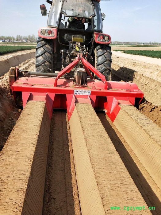 河南洛阳大型药材起垄机 鲜姜开沟机 大葱开沟机**图5