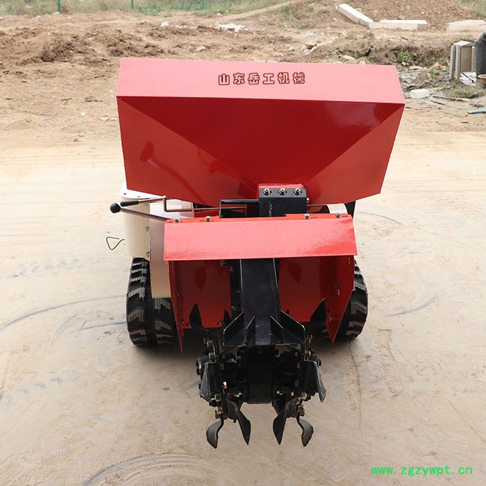 遥控式田园管理机 果园履带式开沟机 岳工 农田自走式遥控打药机图4