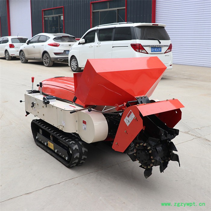 遥控式田园管理机 果园履带式开沟机 岳工 农田自走式遥控打药机图3