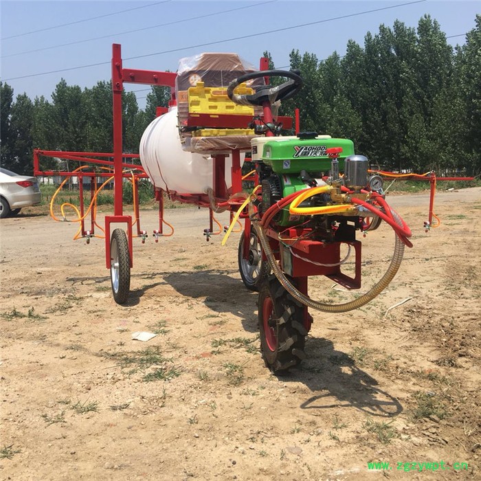 厂家**手推式高压汽油喷雾器 大棚果园拉管式打药机 园区排水开沟机富兴图4