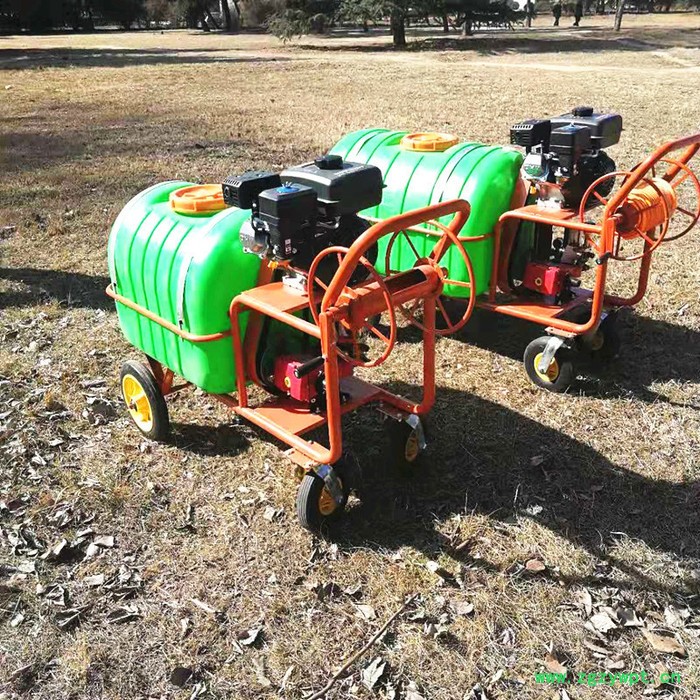 厂家**手推式高压汽油喷雾器 大棚果园拉管式打药机 园区排水开沟机富兴图5