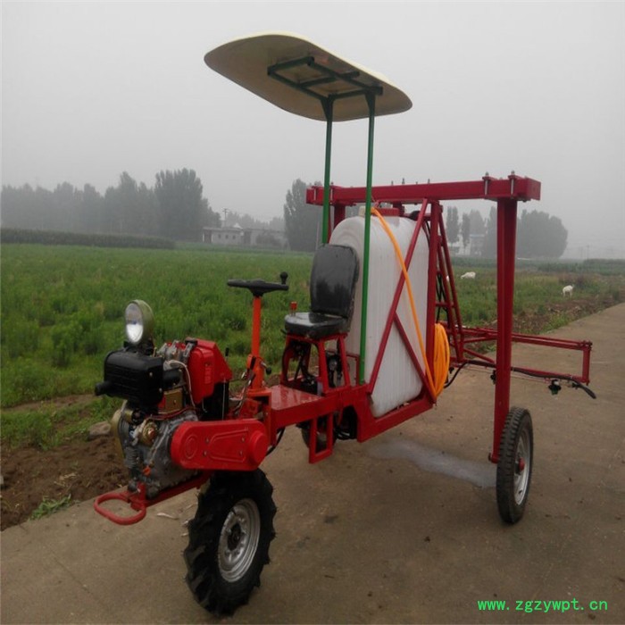 厂家**手推式高压汽油喷雾器 大棚果园拉管式打药机 园区排水开沟机富兴图7