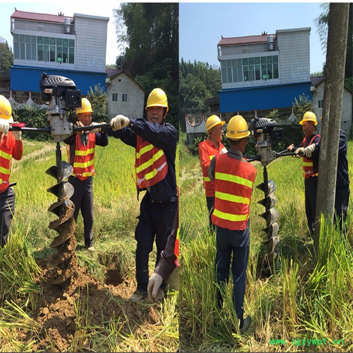 手提式汽油动力挖坑机 栽植山药挖坑机 园林施肥挖洞机打眼机图7
