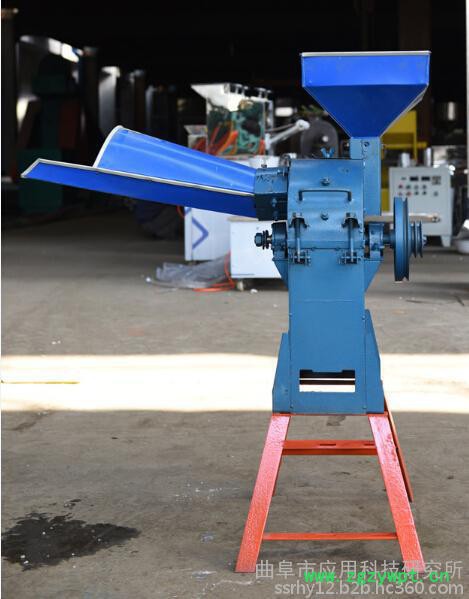 420粮食粉碎机皮带自动进料粉碎机多功能粉碎机牧草粉碎机不锈钢超微粉碎机科阳专业出品图6