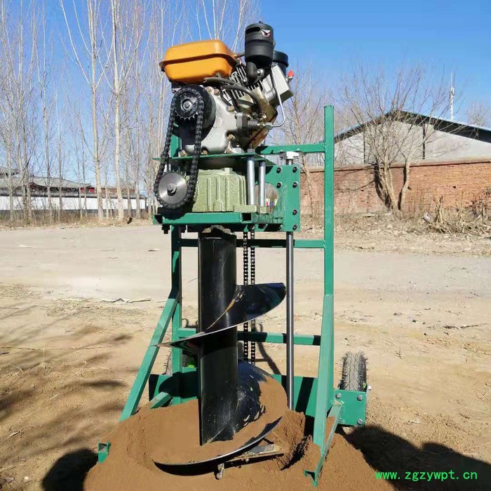 传动轴悬挂式挖坑机 196大功率打洞机 中药材种植挖坑机图5