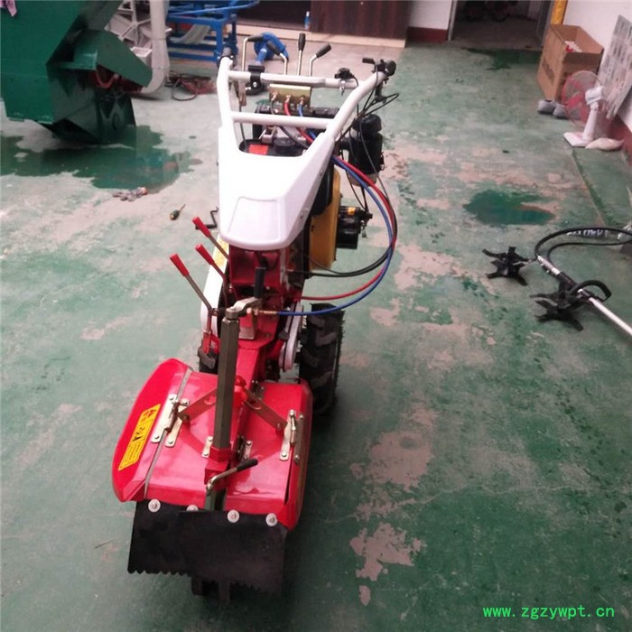 汇林  草莓药材起垄机 自走式田园管理机 农用微小型田园管理机 果园除草松土开沟机图4