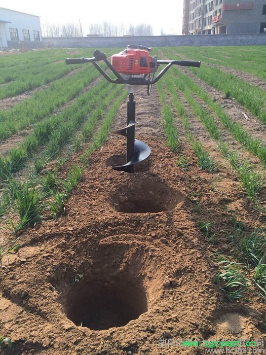山东植树挖坑机型号 单人手提式挖药机使用说明图6