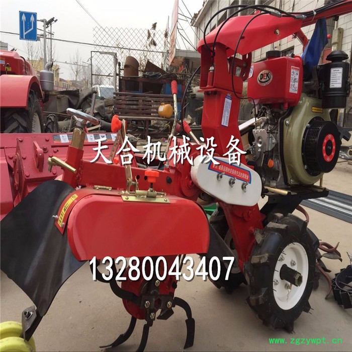 大葱种植封土机 大马力手扶山药开沟机 垂直轴微耕机 **价廉 松土开沟图2