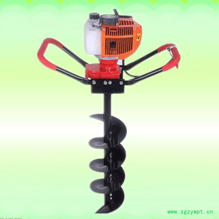 山药打孔种植用挖坑机  两冲程专业挖坑地钻机  厂家定制汽油8马力挖坑机图5