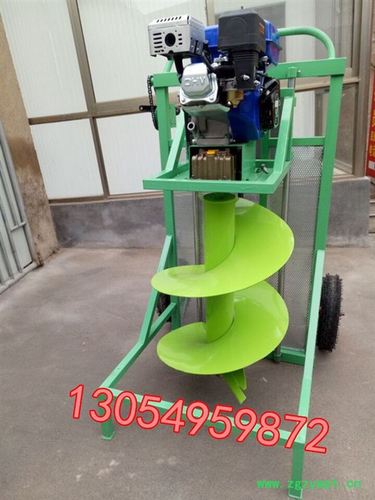 山药打孔种植用挖坑机  两冲程专业挖坑地钻机  厂家定制汽油8马力挖坑机图7