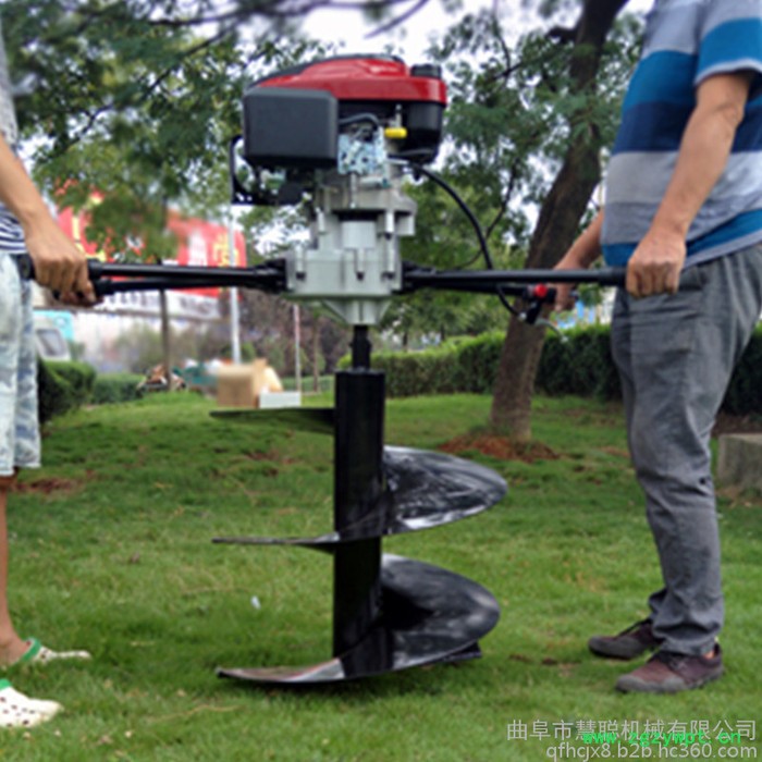 慧聪机械 制造农用篱笆桩挖坑机-园林栽树挖坑机-种山药打眼机价格图2