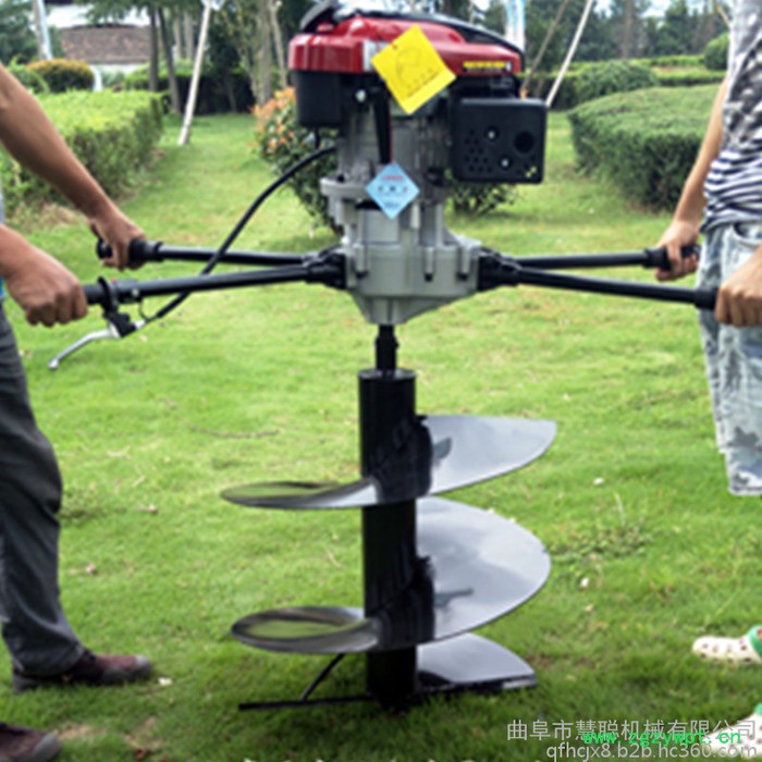 慧聪机械 制造农用篱笆桩挖坑机-园林栽树挖坑机-种山药打眼机价格图4