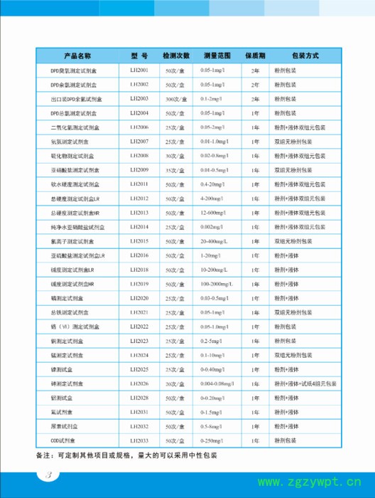 杭州陆恒总硬度检测试剂盒10-200mg/l 水硬度分析测定仪器 自来水硬度测试包50次/盒 硬度比色试剂盒测试包图3