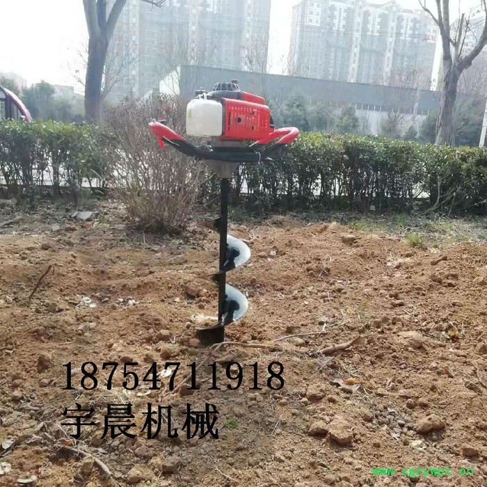 树桩打洞专用挖坑机桐乡大棚立柱打坑机价格山药挖坑机图2