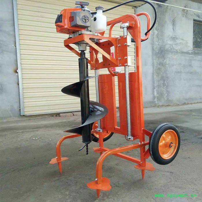 启航大型挖坑机种树打药机牵引式栽树挖坑机图8