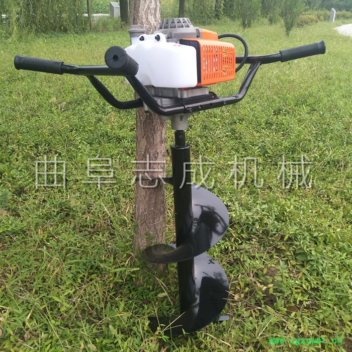 园林种植挖坑机 山地丘陵手持式挖坑机 果树施肥汽油打药机图5