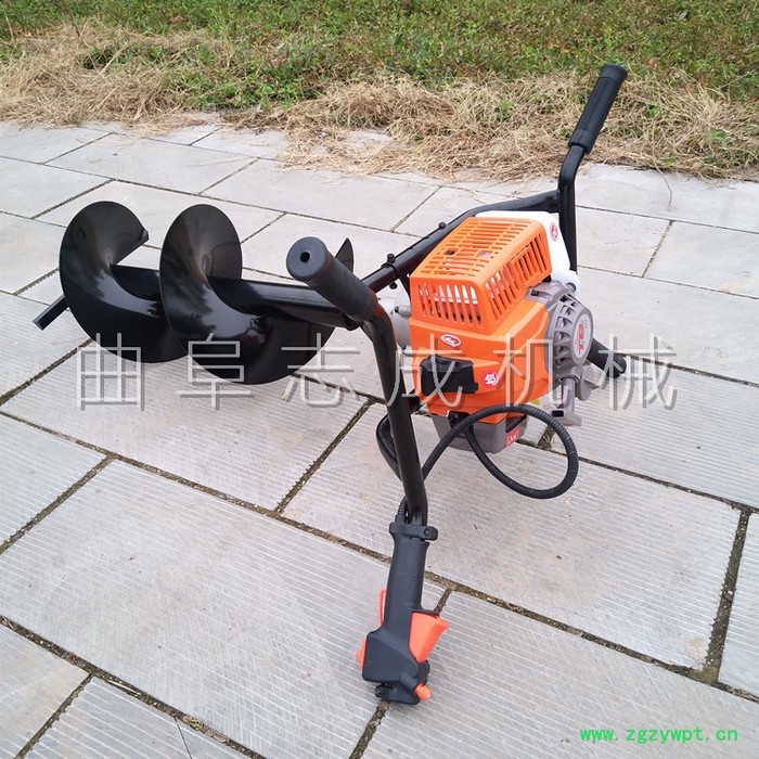 园林种植挖坑机 山地丘陵手持式挖坑机 果树施肥汽油打药机图3