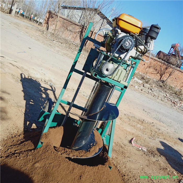 手提式汽油打药机 轻便植树挖坑机 手推便携式钻眼机图5