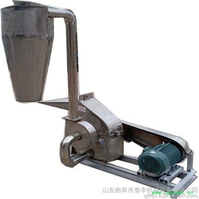 泰丰多功能饲料粉碎机 锤片式玉米芯粉碎机 不锈钢药材破碎机