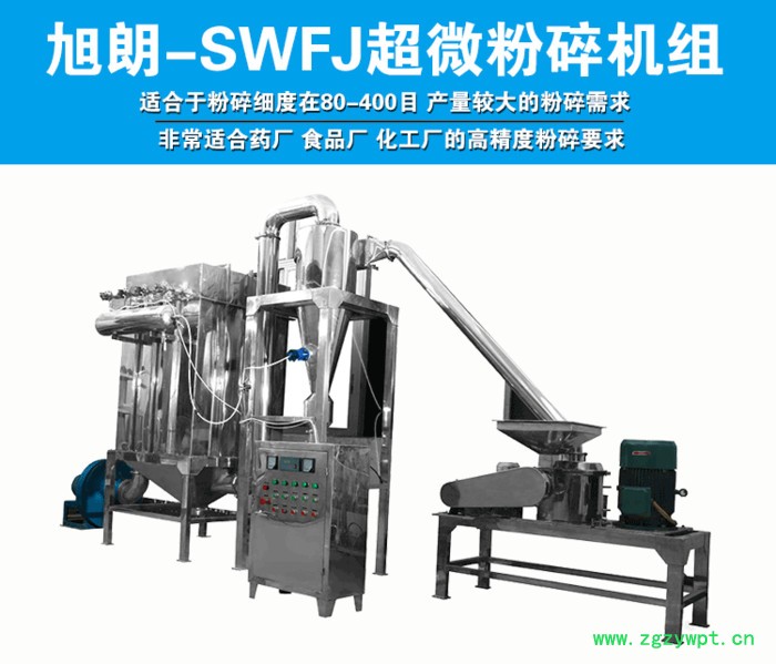 旭朗中药材超微粉碎机组多功能磨粉机商用大型工业除尘打粉机图3