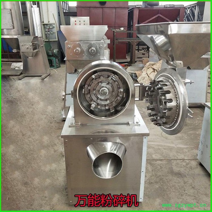 万宇 流水式粉碎机中药材干磨磨粉机超微粉碎机商用三七打粉机超细低价图3