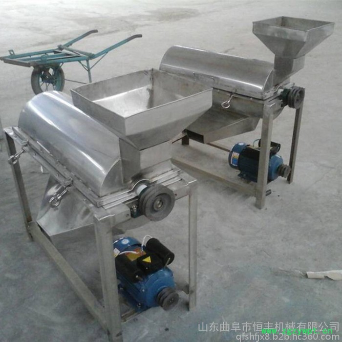 恒丰 芹菜西红柿多功能破碎机 定制大型商用 不锈钢工业果蔬药材榨汁机图2