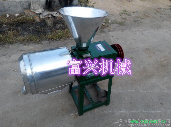 功能磨粉机面粉机 富兴五谷杂粮中药粉碎机 小型粮食去皮磨面机**图5