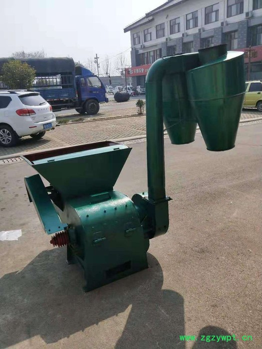 沙克龙无尘饲料机 除尘自动进料齿盘粉碎机 中草药破碎机图2