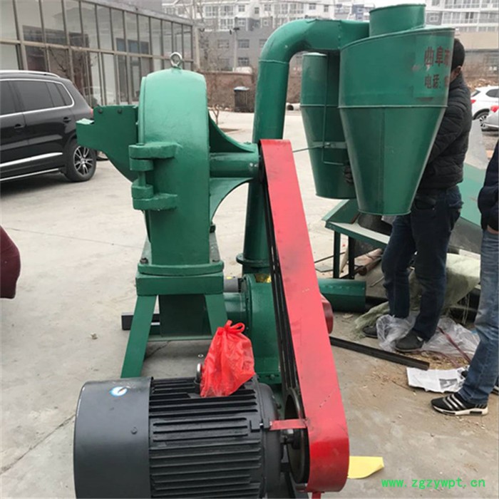 饲料厂600齿盘粉碎机 谷壳秸秆中药材破碎机 福建矿砂磨粉机图6