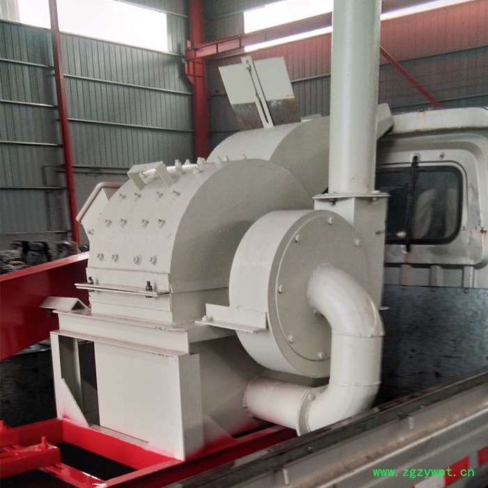 500型锤片式树枝粉碎机 中草药树皮粉碎机 移动式玉米秸杆粉碎机 500型粉碎机图2