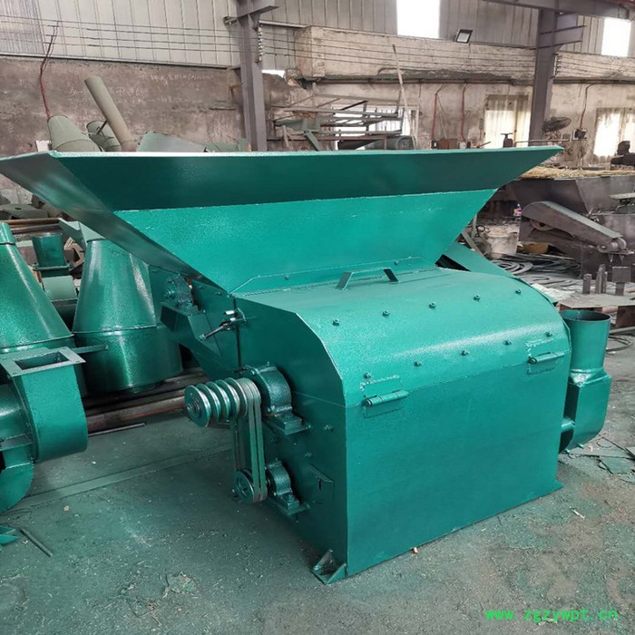 双进料口杂草打粉机干杂草精细磨粉机树皮药材破碎机甘肃图2