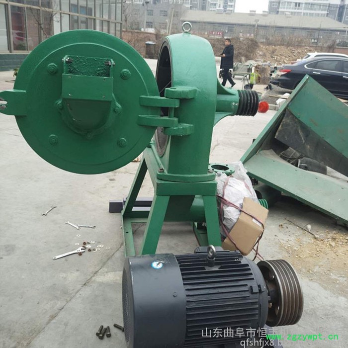恒丰电动粮食磨粉机 新款齿盘粉碎机 药材磨粉机打粉机图2