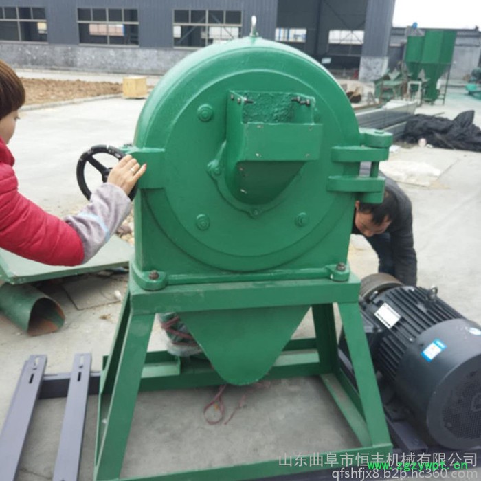 恒丰电动粮食磨粉机 新款齿盘粉碎机 药材磨粉机打粉机图3