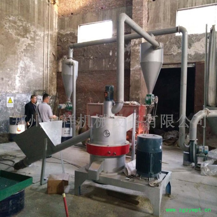 6R辊式木粉机 超微药材打粉粉碎机 木材打粉机 核桃壳磨粉机图3