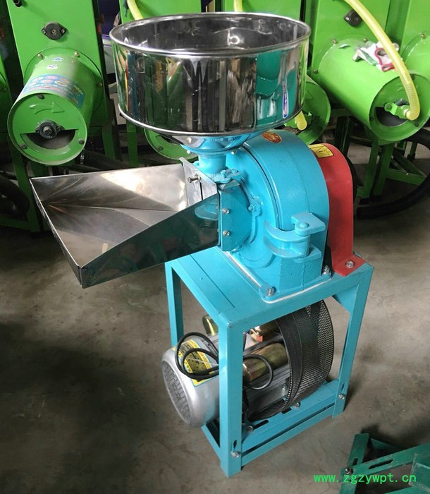 小型盘式粉碎机 粮食中药调料粉碎机图2