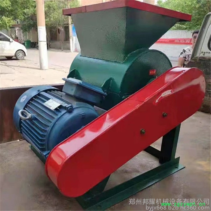 药渣湿料粉碎机  腐竹海带粉碎机  有机肥粉碎机  邦耀酒糟湿料粉碎机图4