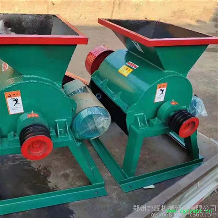 药渣湿料粉碎机  腐竹海带粉碎机  有机肥粉碎机  邦耀酒糟湿料粉碎机图2