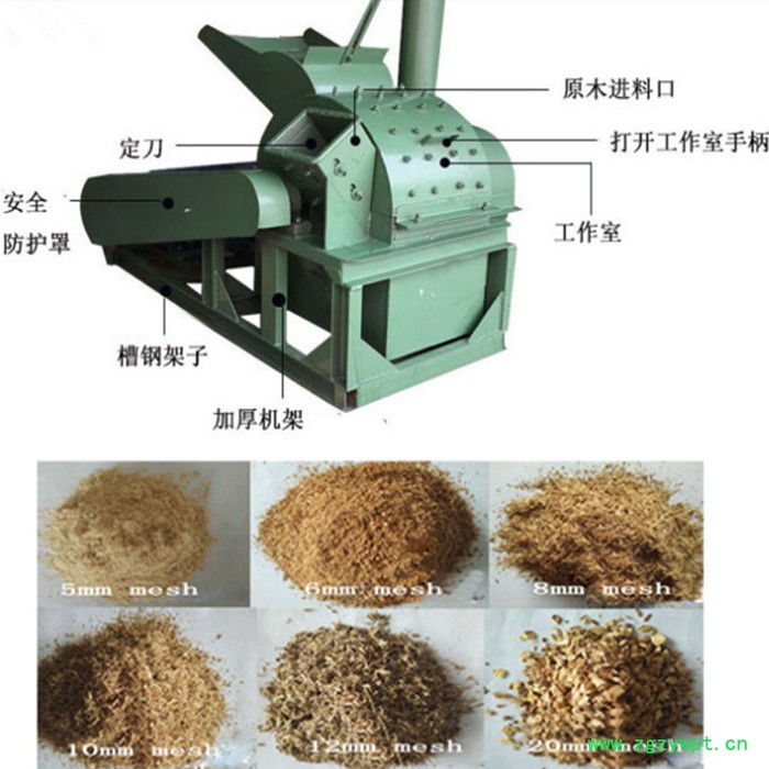 泰丰厂方推荐木材粉碎机 移动双口树木模板破碎机树枝草药粉碎机图3
