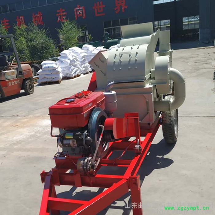 恒丰现货 锤片式石膏板粉碎机 中药材豆腐渣破碎机 高产量碎枝机图2