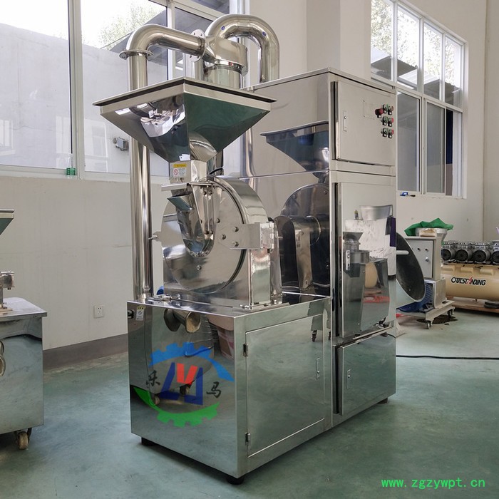 乐马机械LMZ-200型中草药材无尘式粉碎机,中药材粉碎机图2