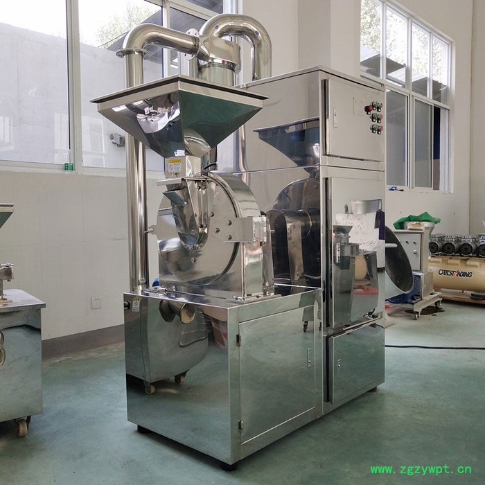 乐马机械LMZ-200型中草药材无尘式粉碎机，中药材粉碎机