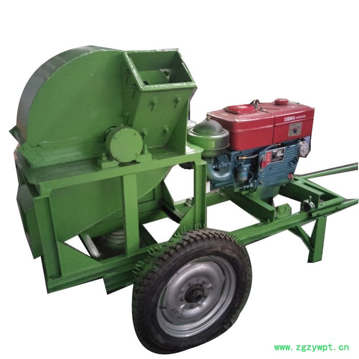 泰丰推荐木材粉碎机 移动式树木模板破碎机 电动树枝草药粉碎机图2