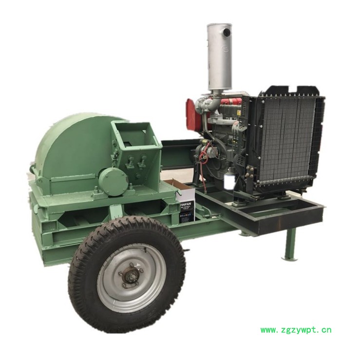 泰丰推荐木材粉碎机 移动式树木模板破碎机 电动树枝草药粉碎机图6