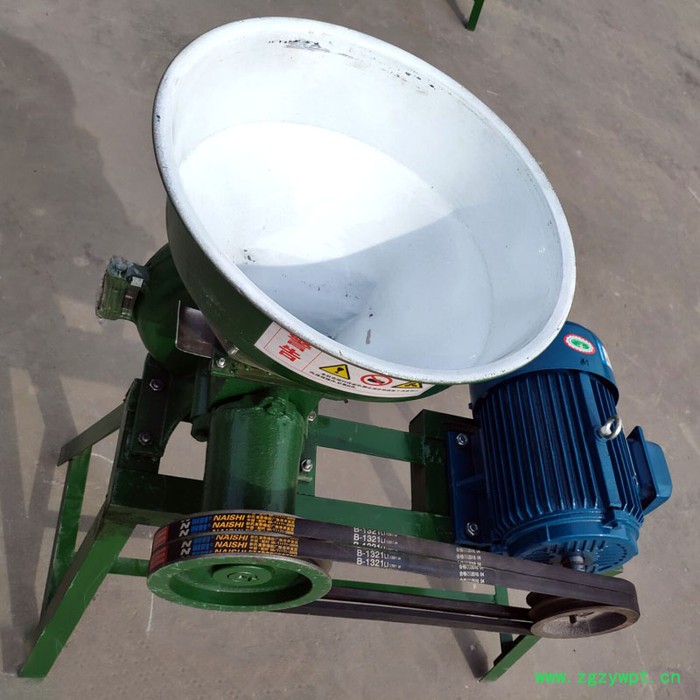 低速粮食去麸皮磨面机 中草药锥形磨粉机 五谷杂粮磨糊机图5